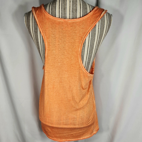 Southern Breeze Orange Racerback Scoop Neck Tank Top Size Large - Picture 5 of 7